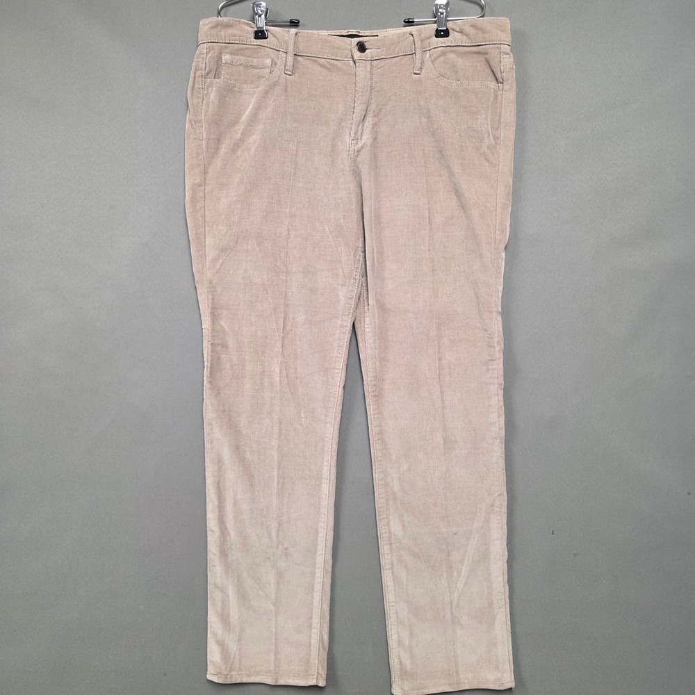 Calvin Klein Jeans Pants Women's Straight Corduroy Tan 14 x 32